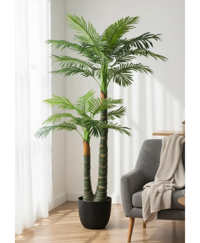 Artificial Plant Areca Palm Green Tree